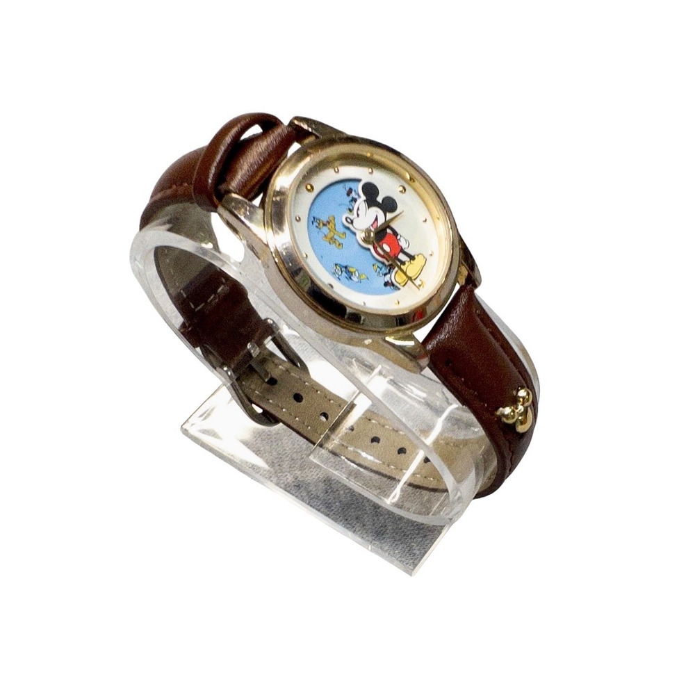 Vintage Disney Seiko SII Mickey Mouse Spinning Friends Watch New Battery